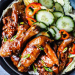 Hoisin wings with sriracha sauce recipe