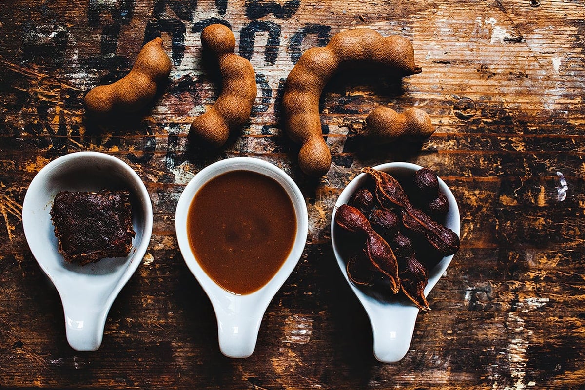 Different forms of tamarind.