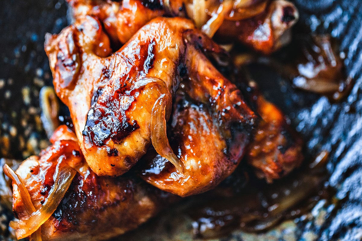 thai baked chicken wings.