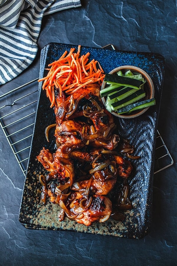 Baked Spicy Thai Chicken Wings
