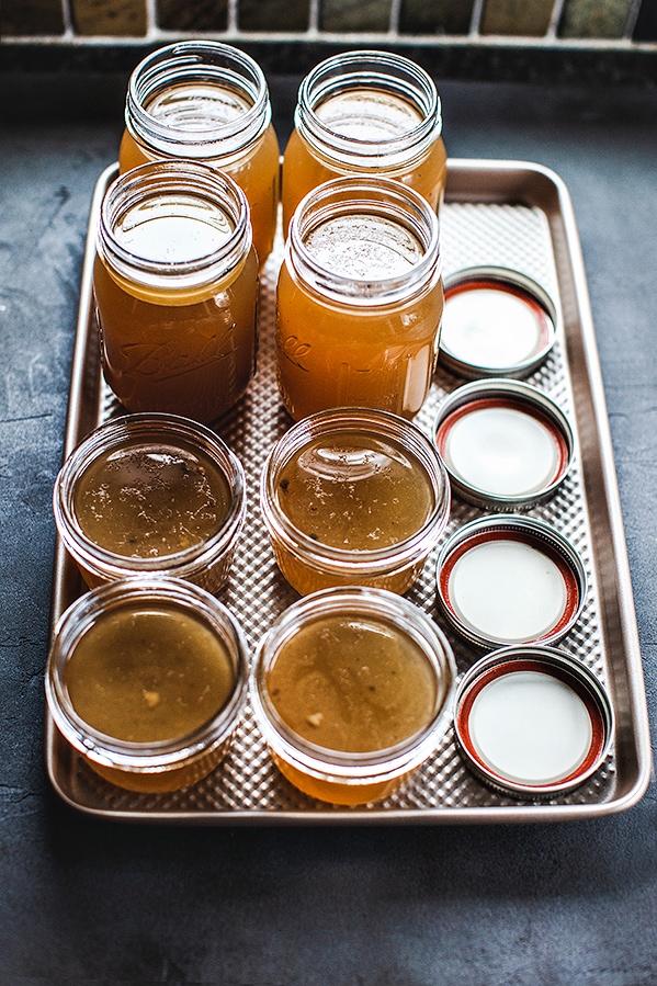 How to make beef bone broth recipe using a slow cooker. A delicious homemade recipe infused with fragrant Asian spices that is good for many uses in the kitchen. You can drink this beef bone broth to help cleanse and heal your body from inflammation. 