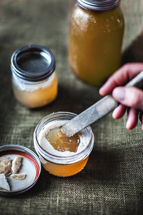 How to make beef bone broth recipe using a slow cooker. A delicious homemade recipe infused with fragrant Asian spices that is good for many uses in the kitchen. You can drink this beef bone broth to help cleanse and heal your body from inflammation. 