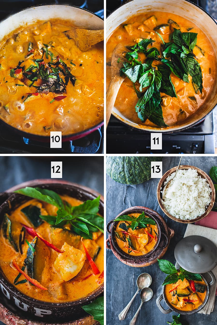 steps to making kabocha curry