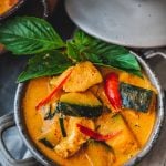 kabocha curry in a bowl