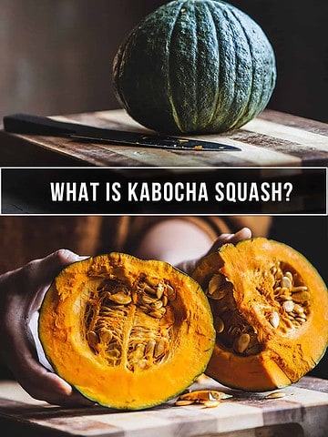 Kabocha squash in the garden.