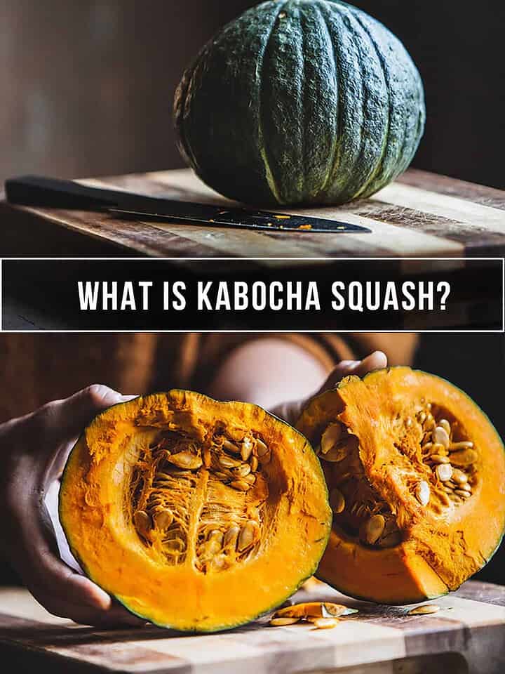 Kabocha squash in the garden.