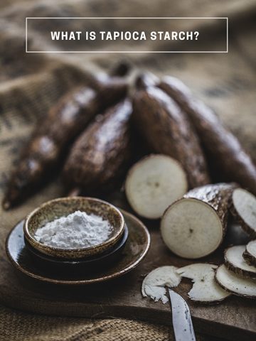 tapioca starch made from cassava