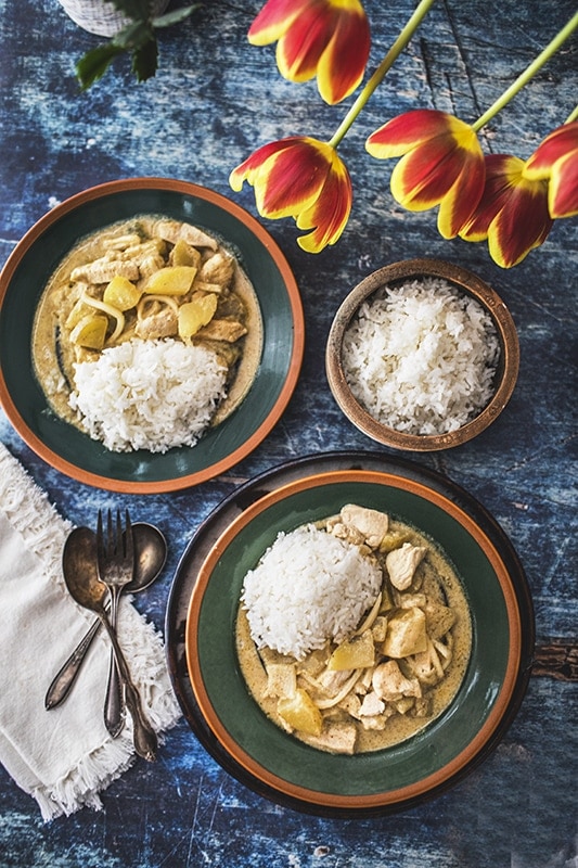 Easy Thai Yellow Curry Chicken