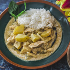 Easy Thai Yellow Curry Chicken with bamboo shoots-image