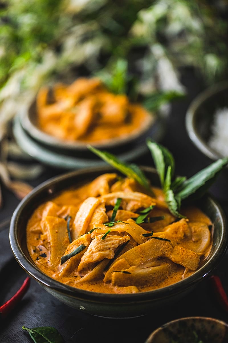 bowl of thai red curry