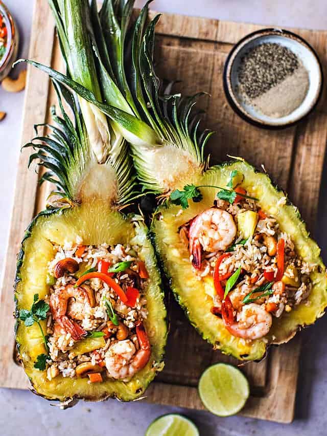 Authentic Thai Shrimp Fried Rice (Khao Phad Goong) - Simply Suwanee