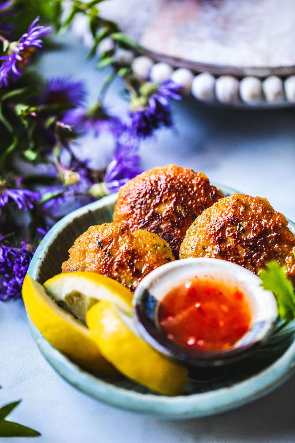 Thai Shrimp Cakes with Sweet Chili Sauce (Tod Mun Goong) Simply Suwanee