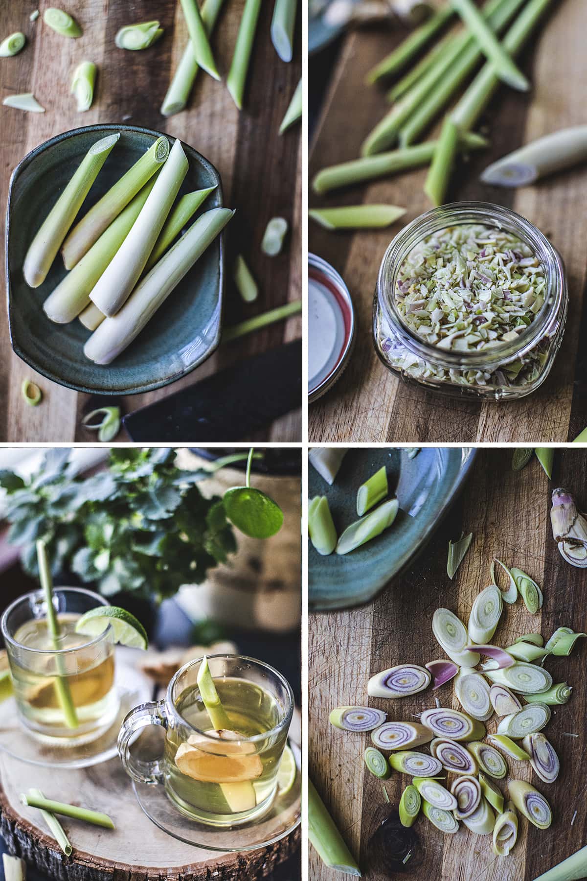 collages of how to use lemongrass