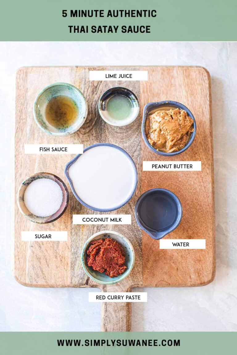 5 Minute Authentic Thai Satay Sauce Simply Suwanee