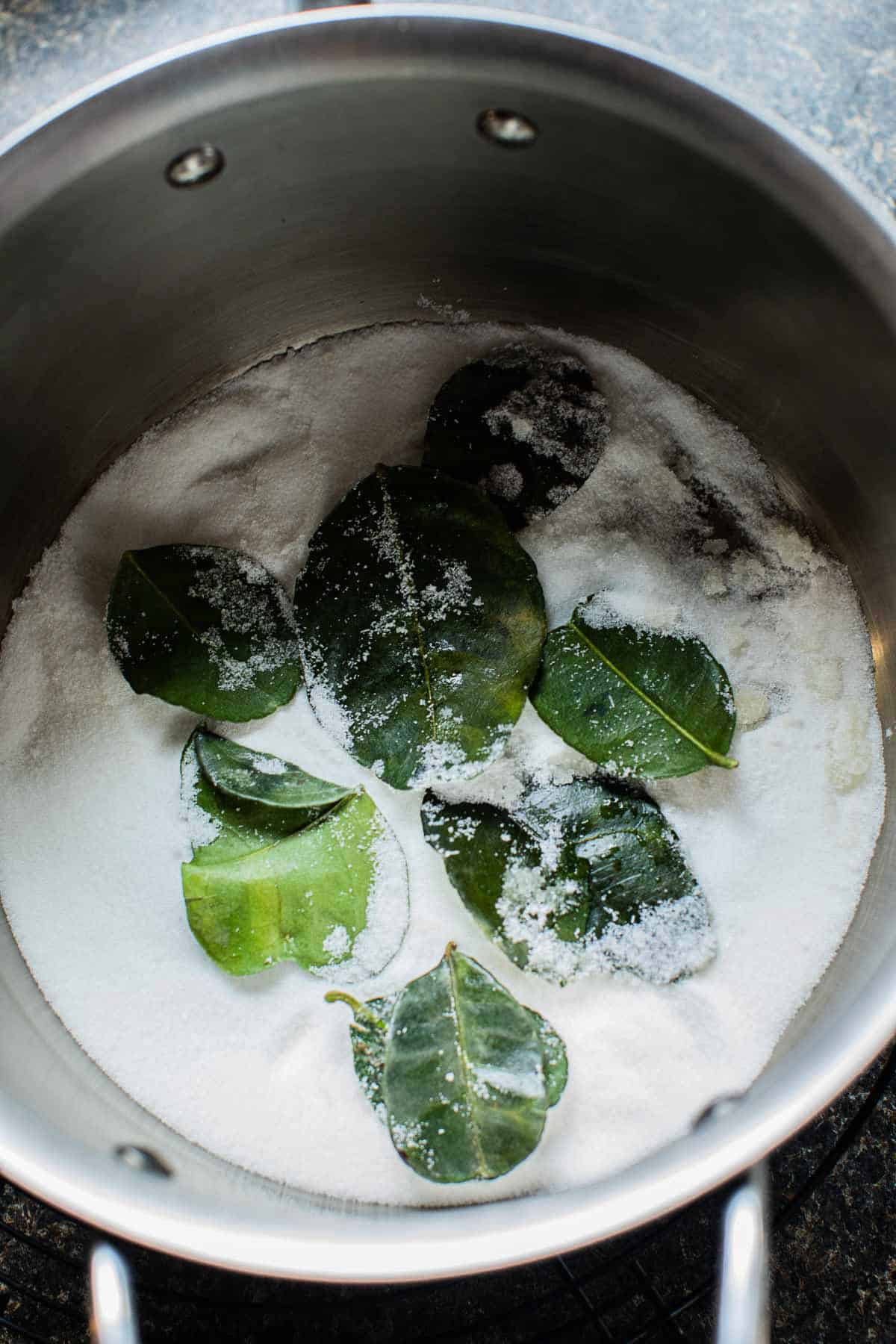 kaffir simple syrup