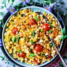 Thai spicy grilled corn salad (Som Tum Khao Pod)-image