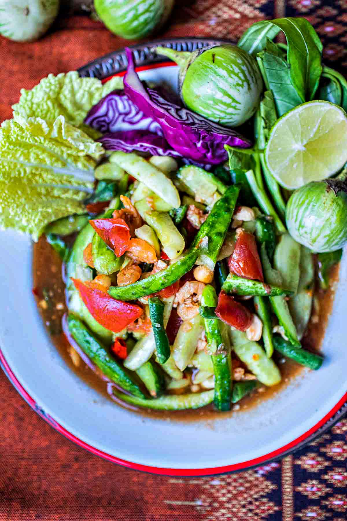 Isaan Cucumber Salad (Tum Tang)