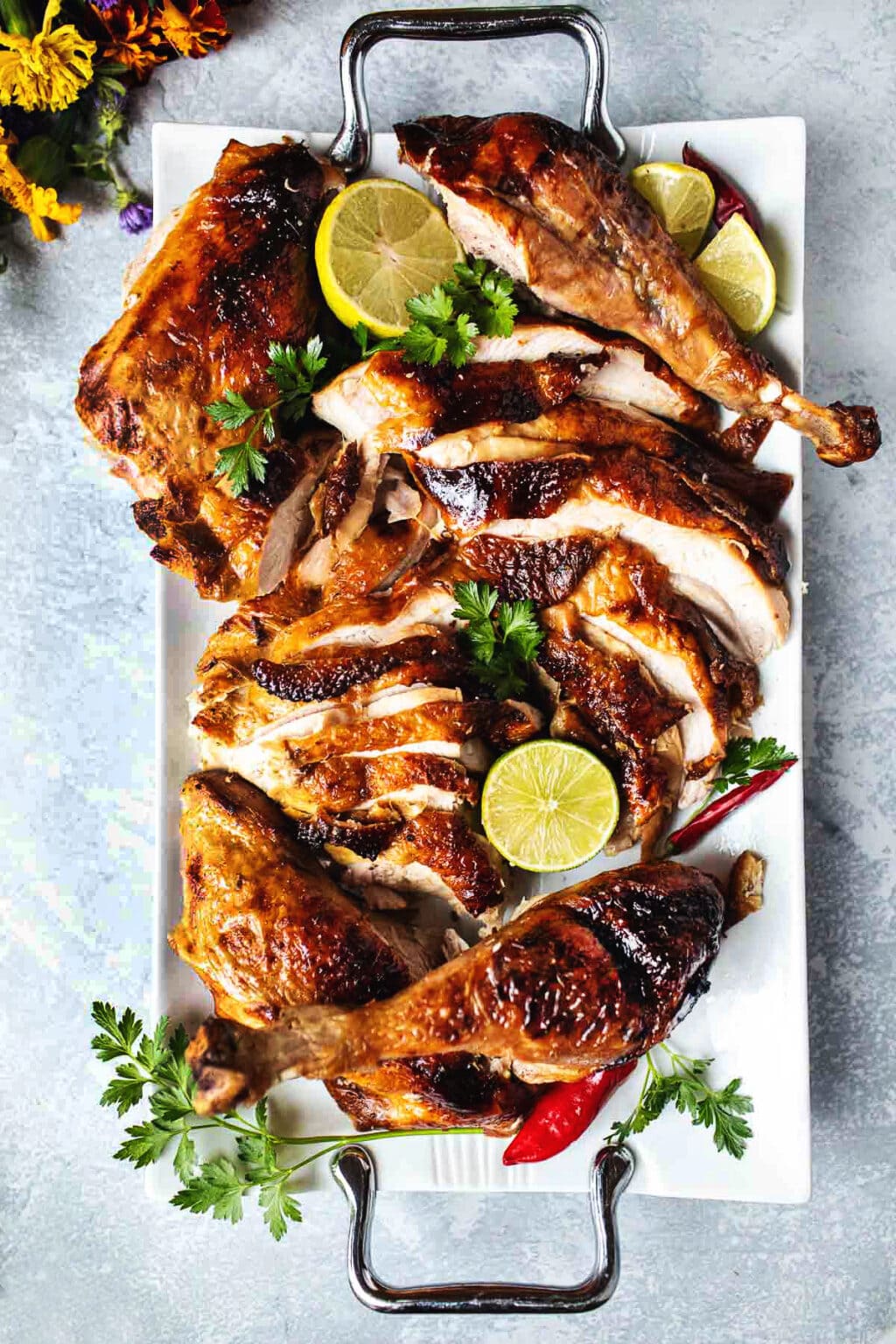 Thai Style Roasted Turkey (Brined and Marinated) - Simply Suwanee