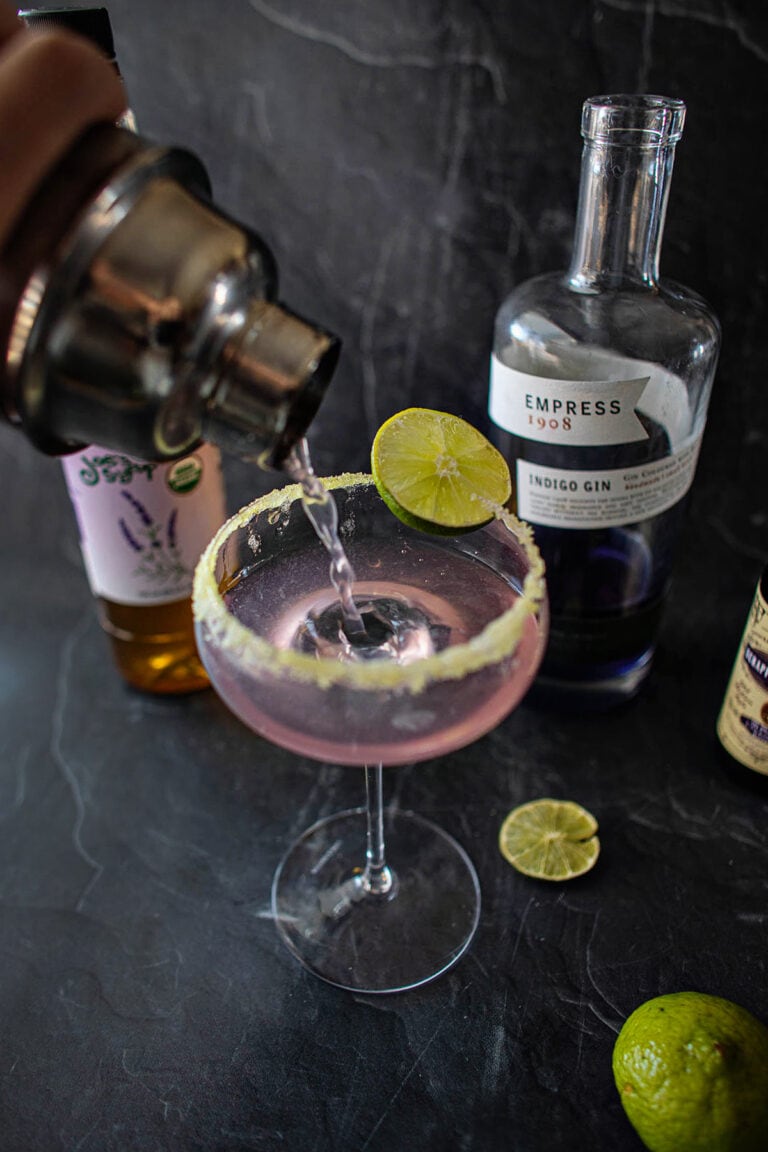 Empress Gin with Lavender Syrup Cocktail Simply Suwanee