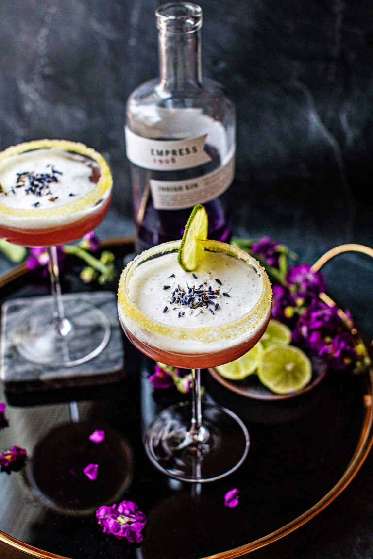 Empress Gin with Lavender Syrup Cocktail Simply Suwanee