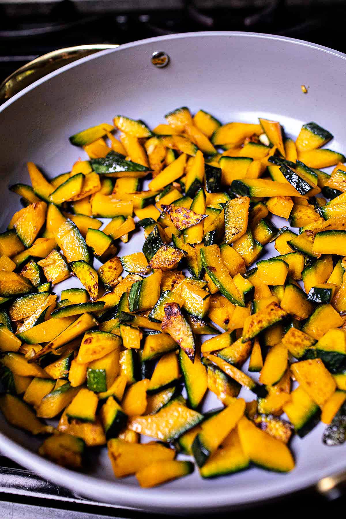 pan fried kabocha squash 