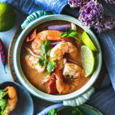 Easy Thai Creamy Tom Yum Soup with Shrimp (Tom Yum Goong)-image