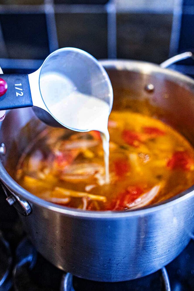 Easy Thai Creamy Tom Yum Soup with Shrimp (Tom Yum Goong) - Simply Suwanee