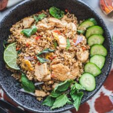 Thai basil chicken fried rice (Kao Pad Kaprao Gai)-image