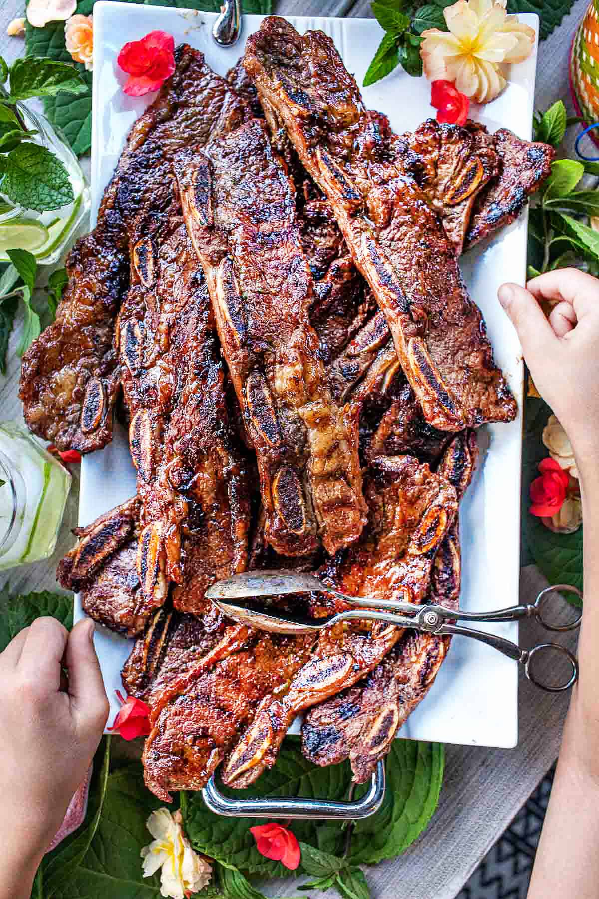 Grilled Asian Beef Short Ribs Recipe Thai Style