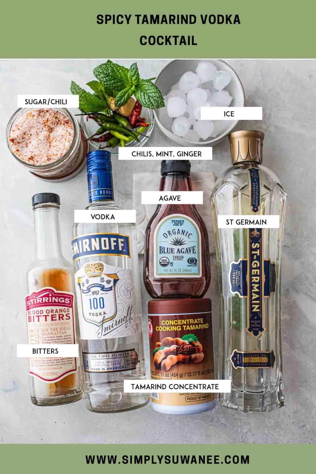 Spicy Tamarind Cocktail (with Smirnoff Vodka) Simply Suwanee