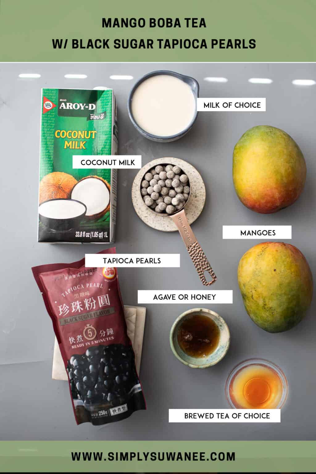 Mango Boba Tea Recipe Simply Suwanee