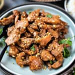 Moo Pad Kratiem in a platter.