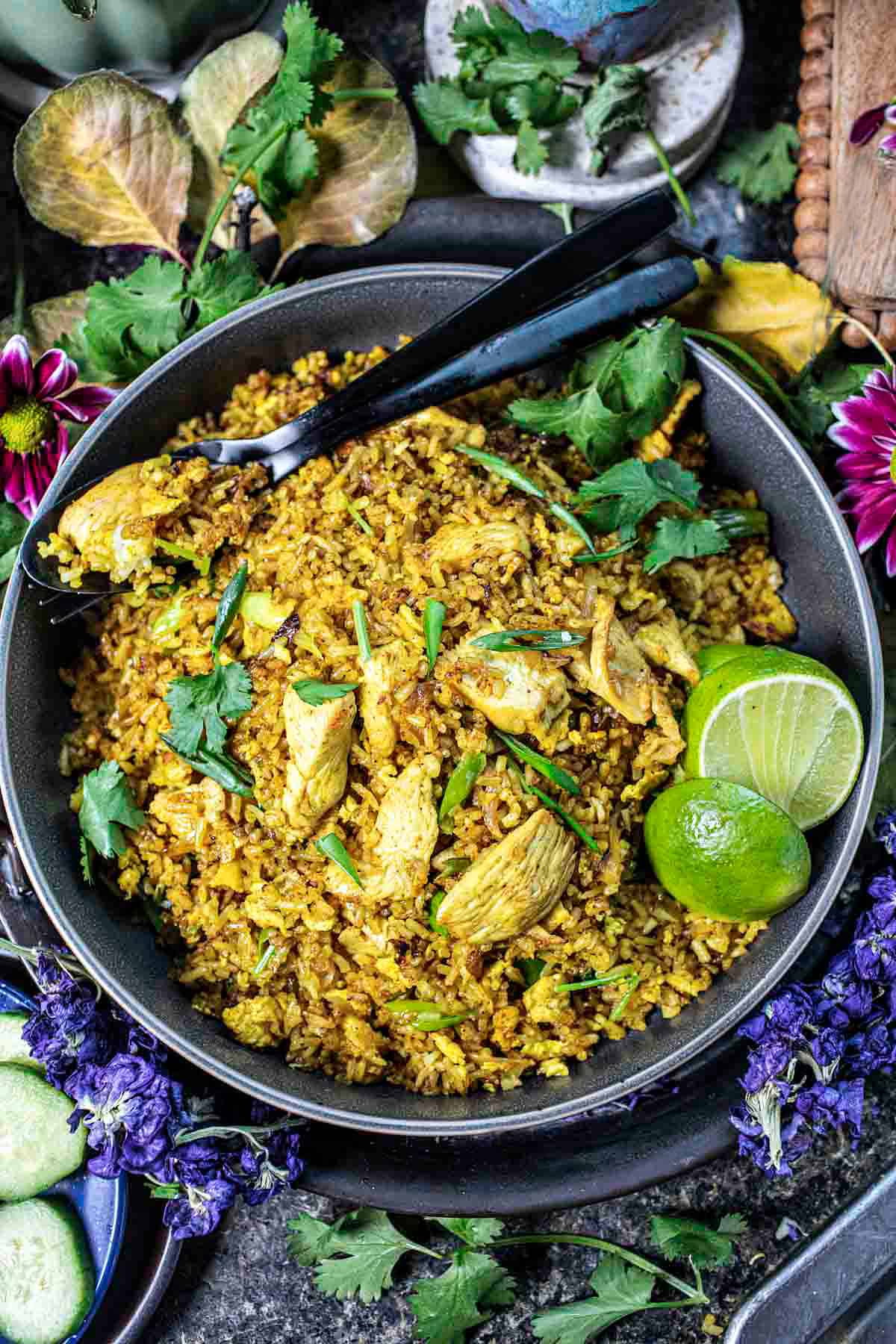 Yellow Fried Rice (with Easy Curry Powder)