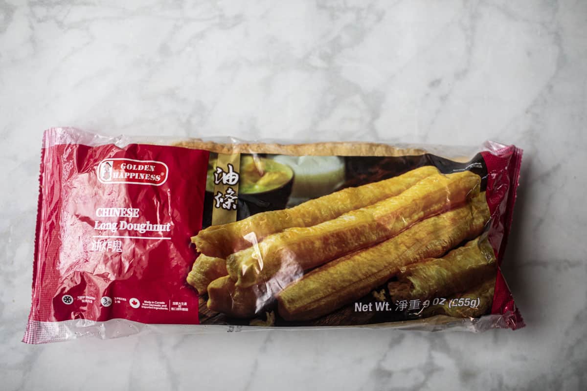 Chinese donuts in a bag.