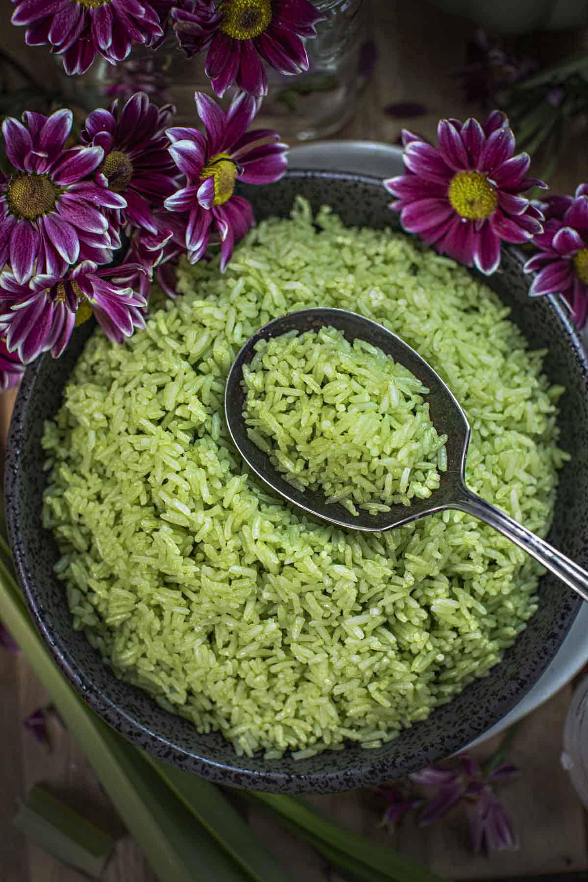 Easy Pandan Rice (with Thai Jasmine Rice)
