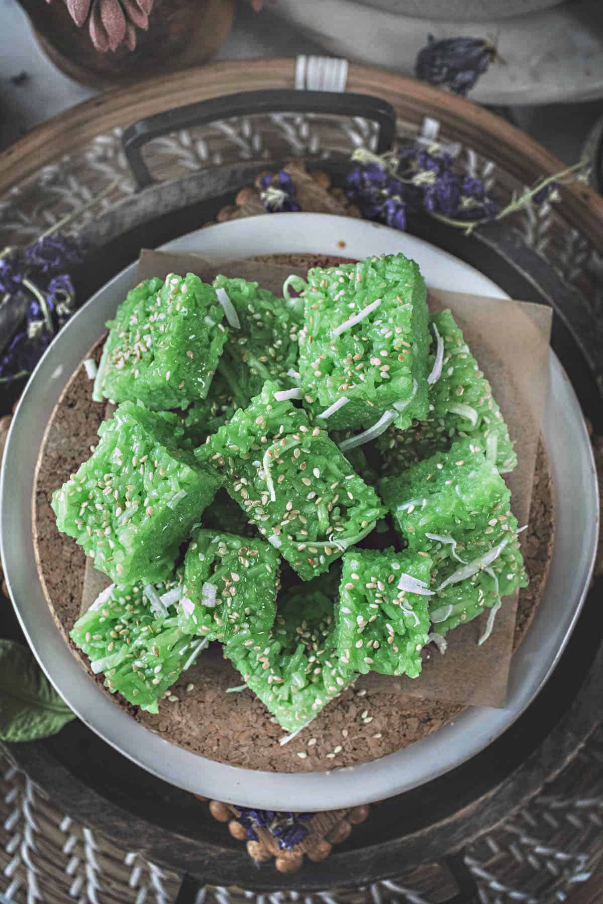 Pandan Sticky Rice Dessert