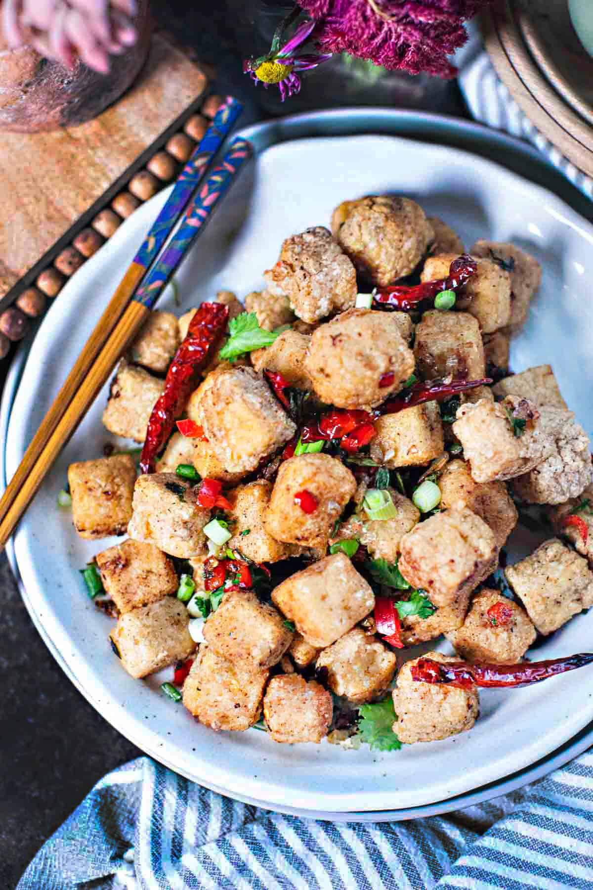 Easy Salt and Pepper Tofu