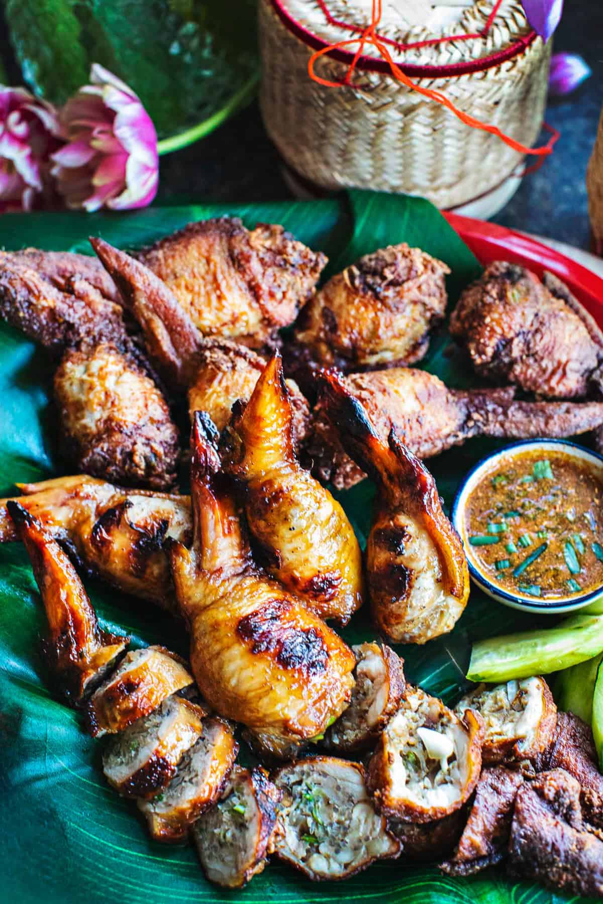 Stuffed Chicken Wings - Simply Suwanee