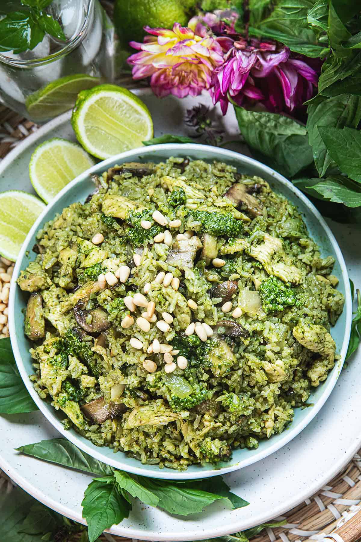 Paster Rice Thai Basil Pesto Rice (Easy Stir Fry) - Simply Suwanee